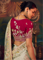 The 'Iridescent Rose' Saree (SA-470 GS-98)