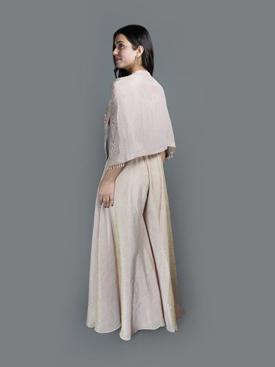 Blush Pink Ethereal Cape Ensemble (2426 M-17)