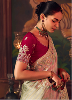 The 'Iridescent Rose' Saree (SA-470 GS-98)