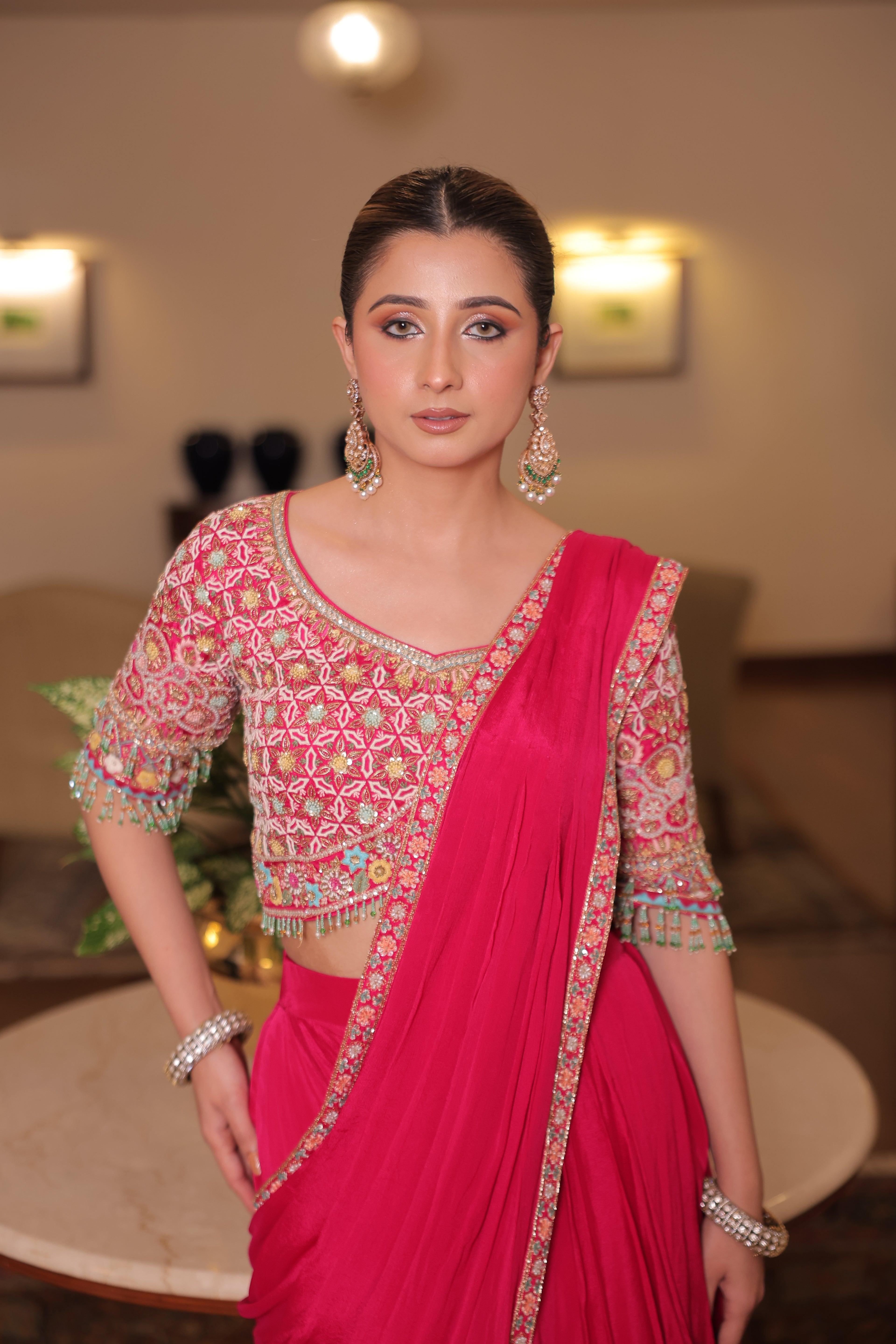 Gilded Aurora Lehenga (BH21-702 B-23)