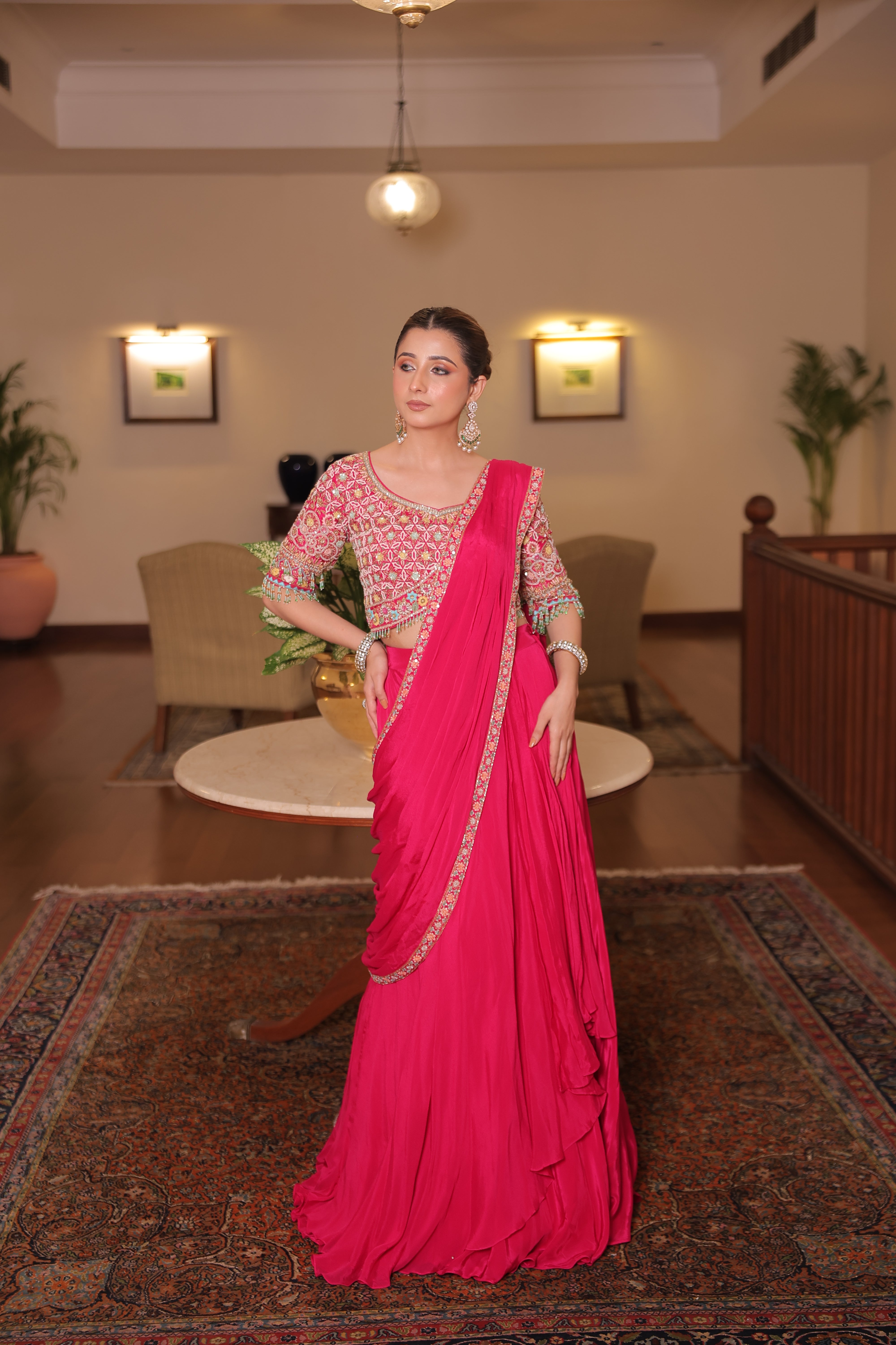 Gilded Aurora Lehenga (BH21-702 B-23) Main image