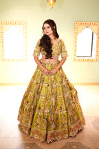 Zesty Garden Floral Lehenga (924-A D-17)