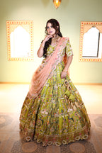 Zesty Garden Floral Lehenga (924-A D-17)
