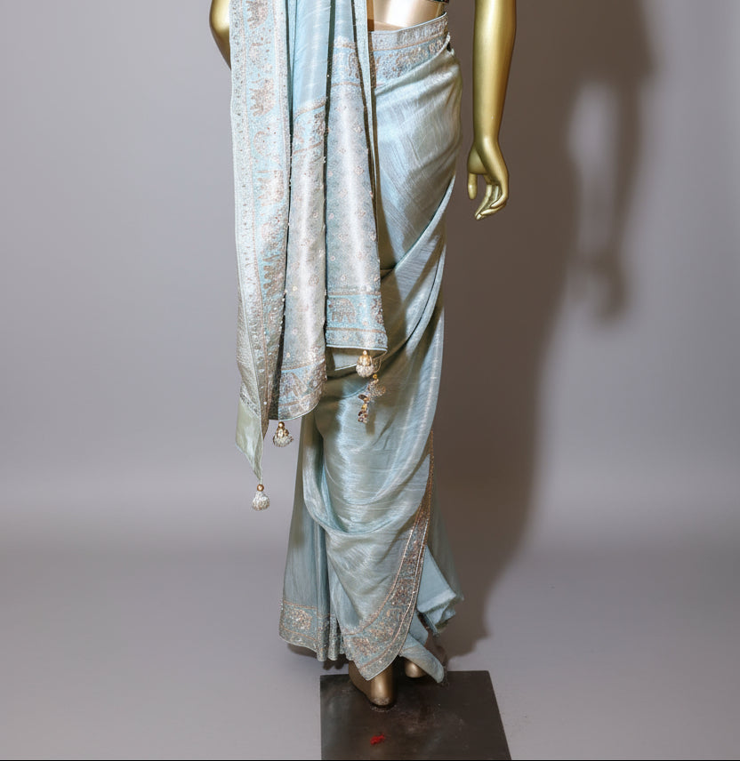 The Tranquil Mist Saree (2012 B-141) Secondary image