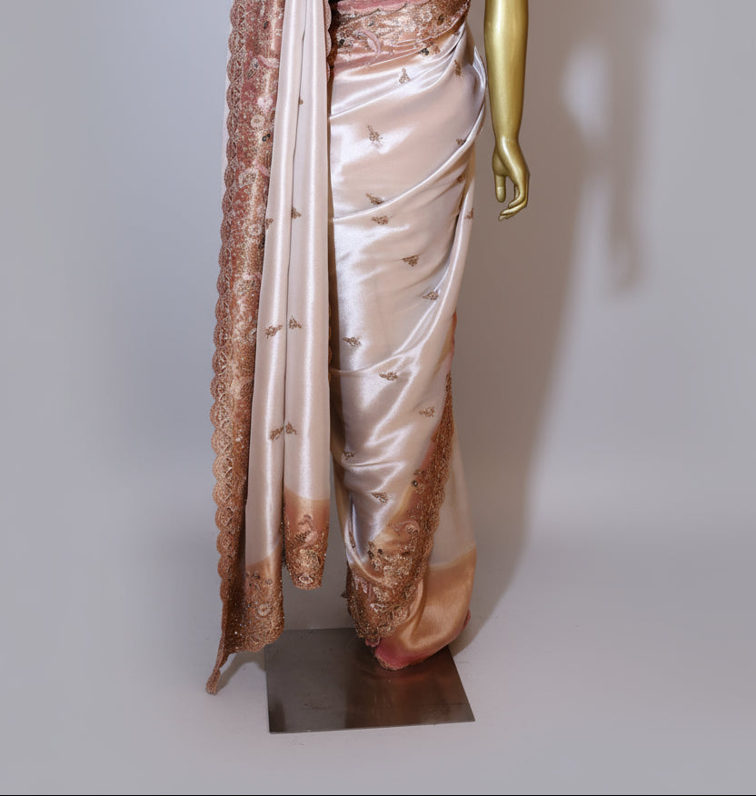 The Petal Whisper Saree ( 1607 GS-126) Secondary image