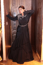 Midnight Rhapsody Tiered Gown (1960 B-13)