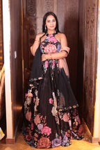 Tangerine Dream Printed Lehenga (4020 D-94)