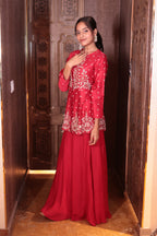 Scarlet Desire Peplum Skirt Set( SN110 B-83)