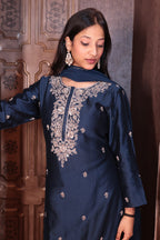 Navy Noir Sharara Suit ( SN-34 B-83)