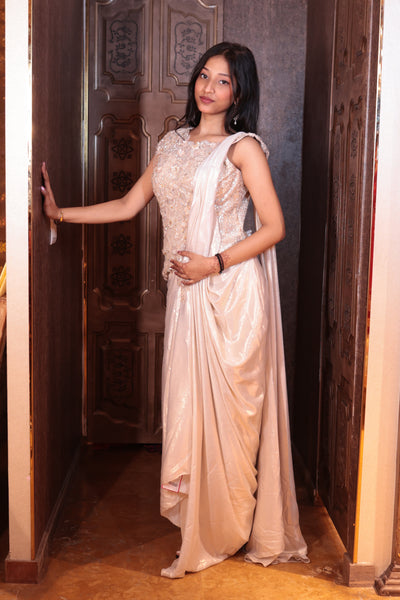 Champagne Twilight Fusion drape  ( 2577 M-87)