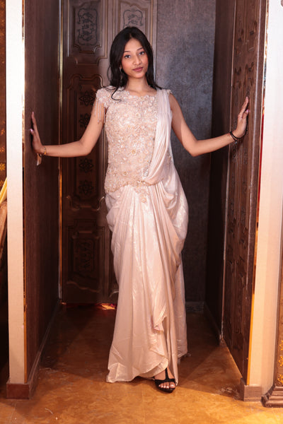 Champagne Twilight Fusion drape  ( 2577 M-87)