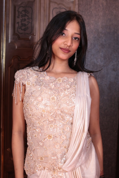 Champagne Twilight Fusion drape  ( 2577 M-87)