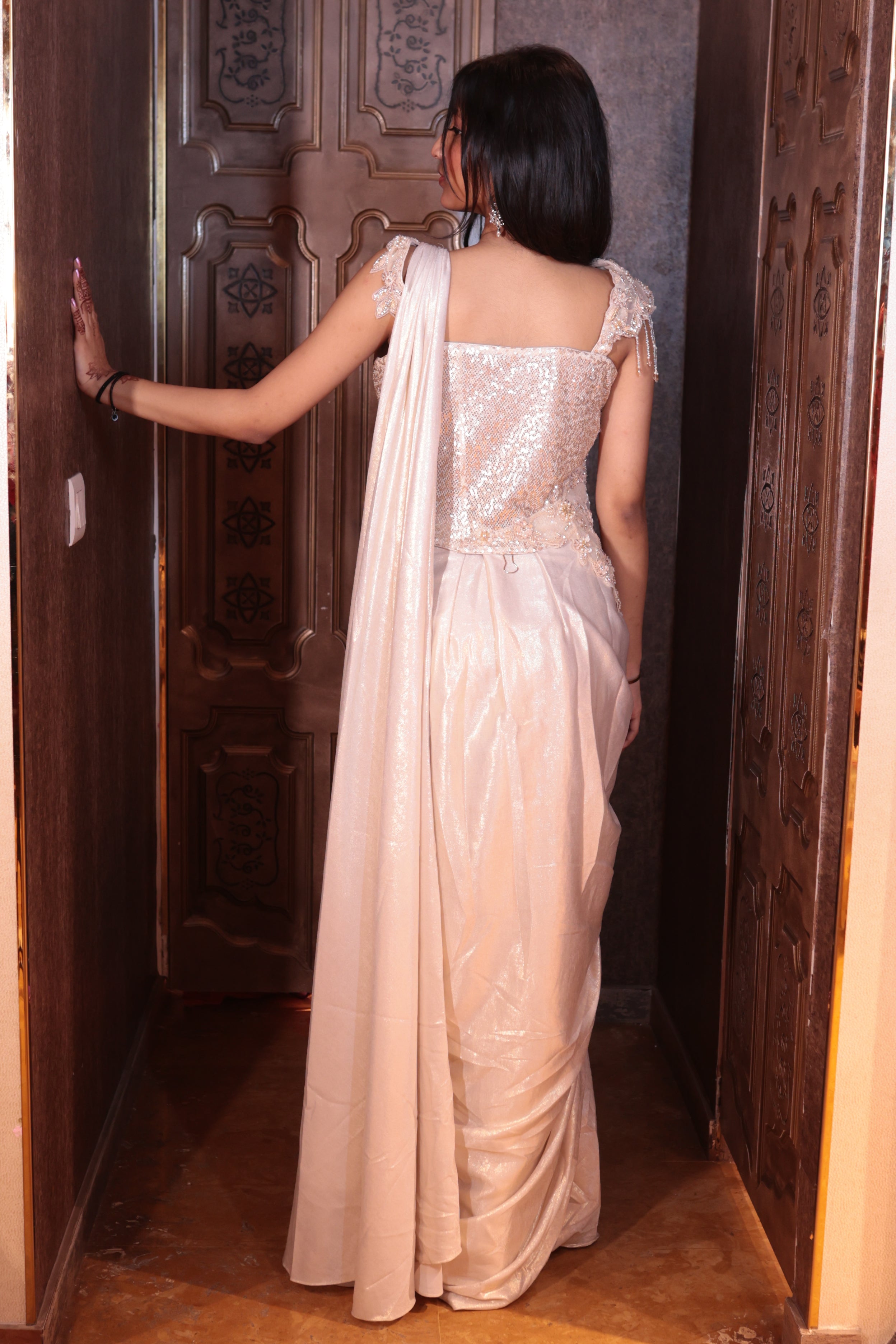 Champagne Twilight Fusion drape  ( 2577 M-87)