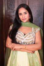 Summer Canopy Lehenga( 3222 M-108)