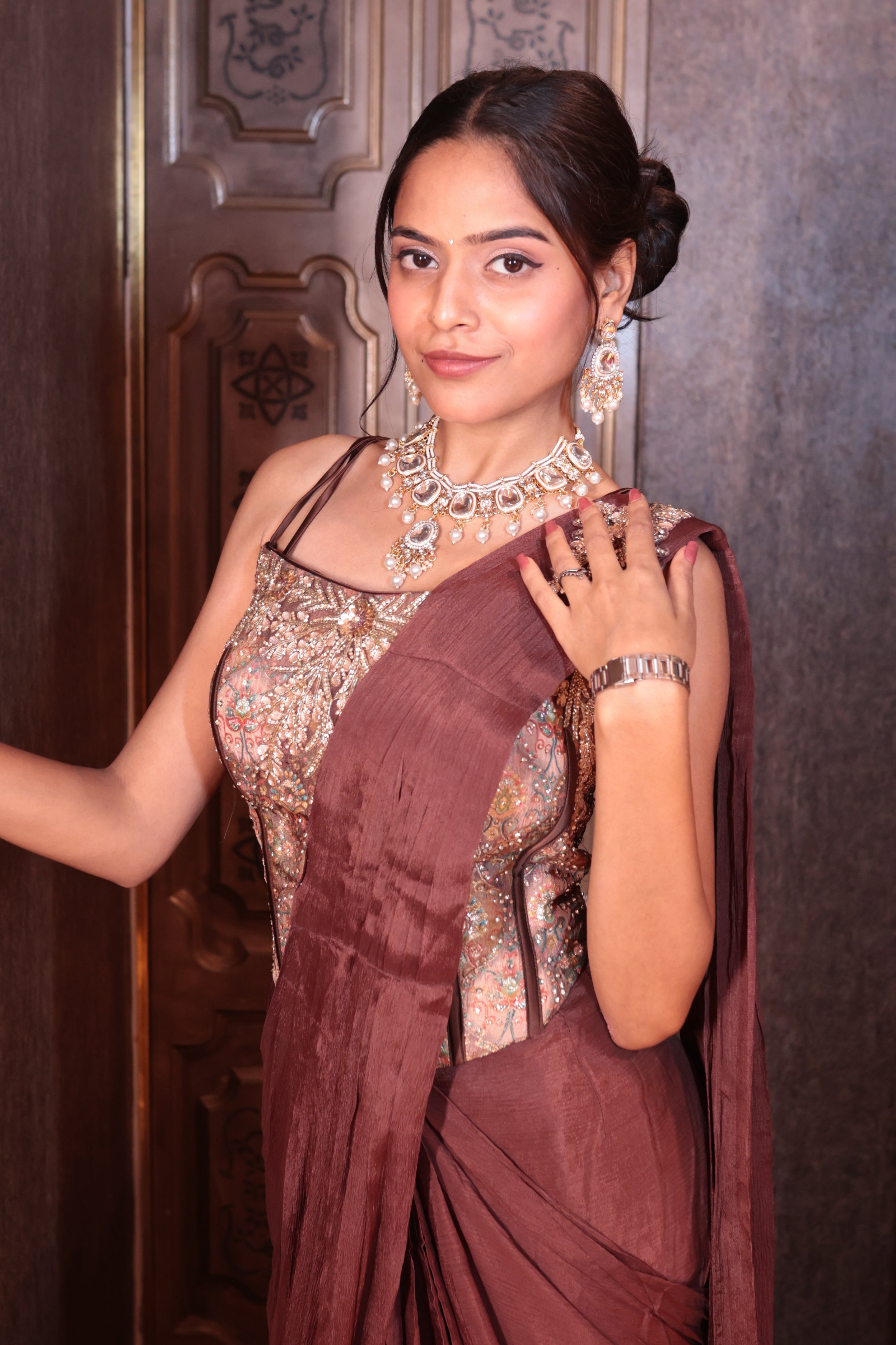 Auburn Dusk Fusion Drape (1654 D-146)