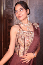 Auburn Dusk Fusion Drape (1654 D-146)