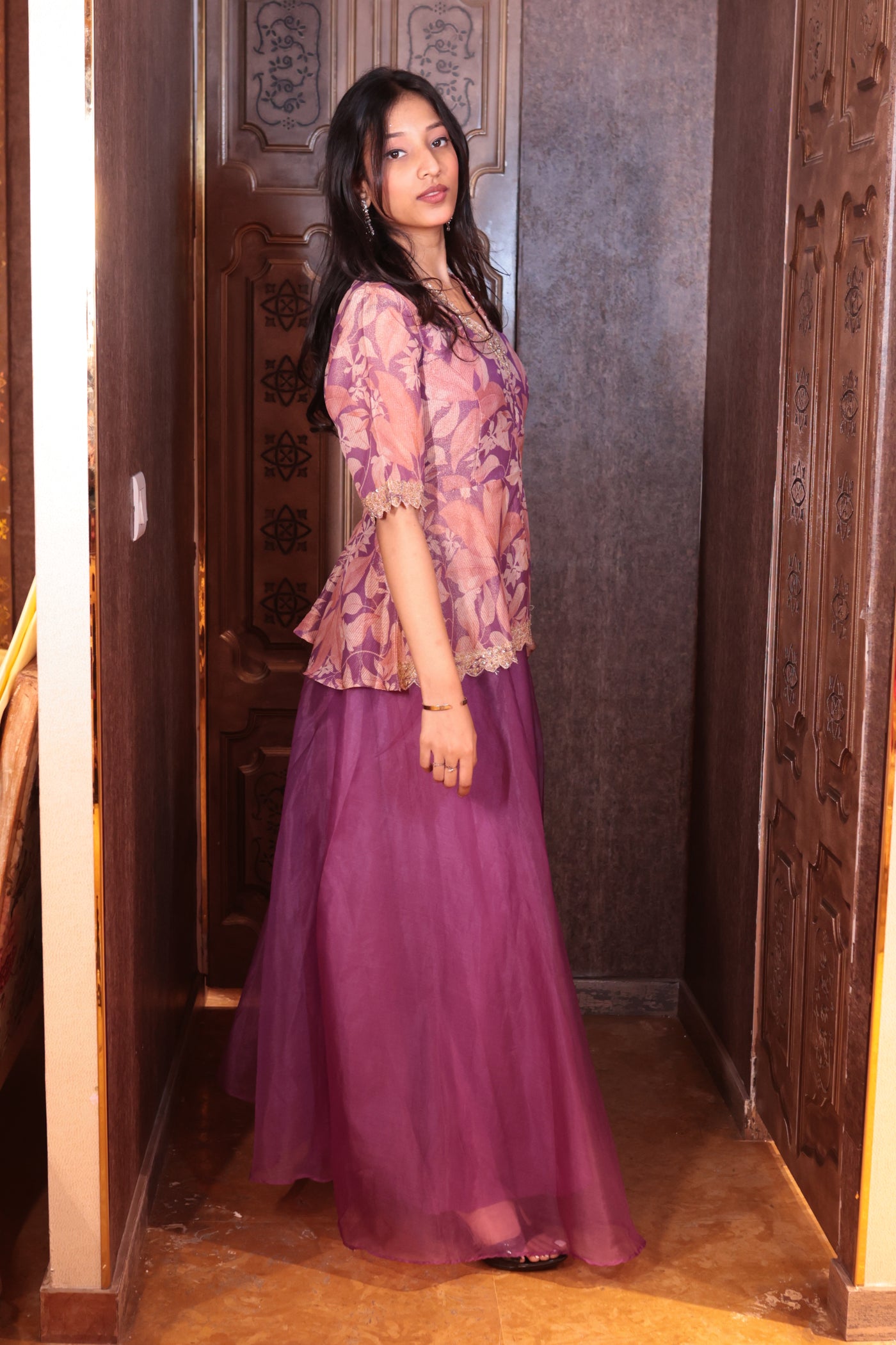 Princess Lavender Lehenga ( G-2964 M-83)