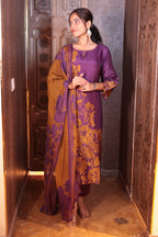 Regal Jacquard Kurti Set (G-3012D M-83)