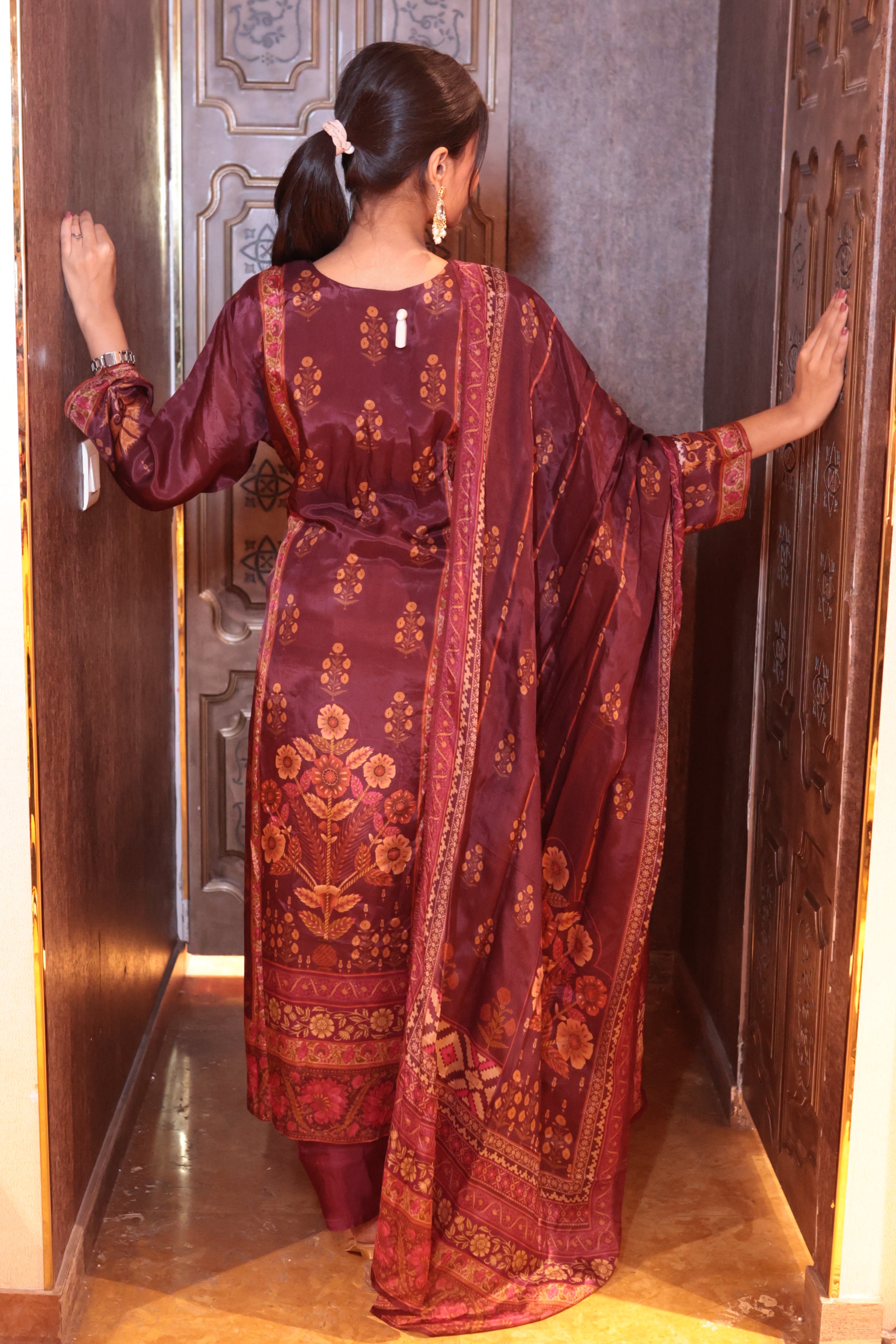 Mulberry Kurti Set ( LC-1356 M-76)