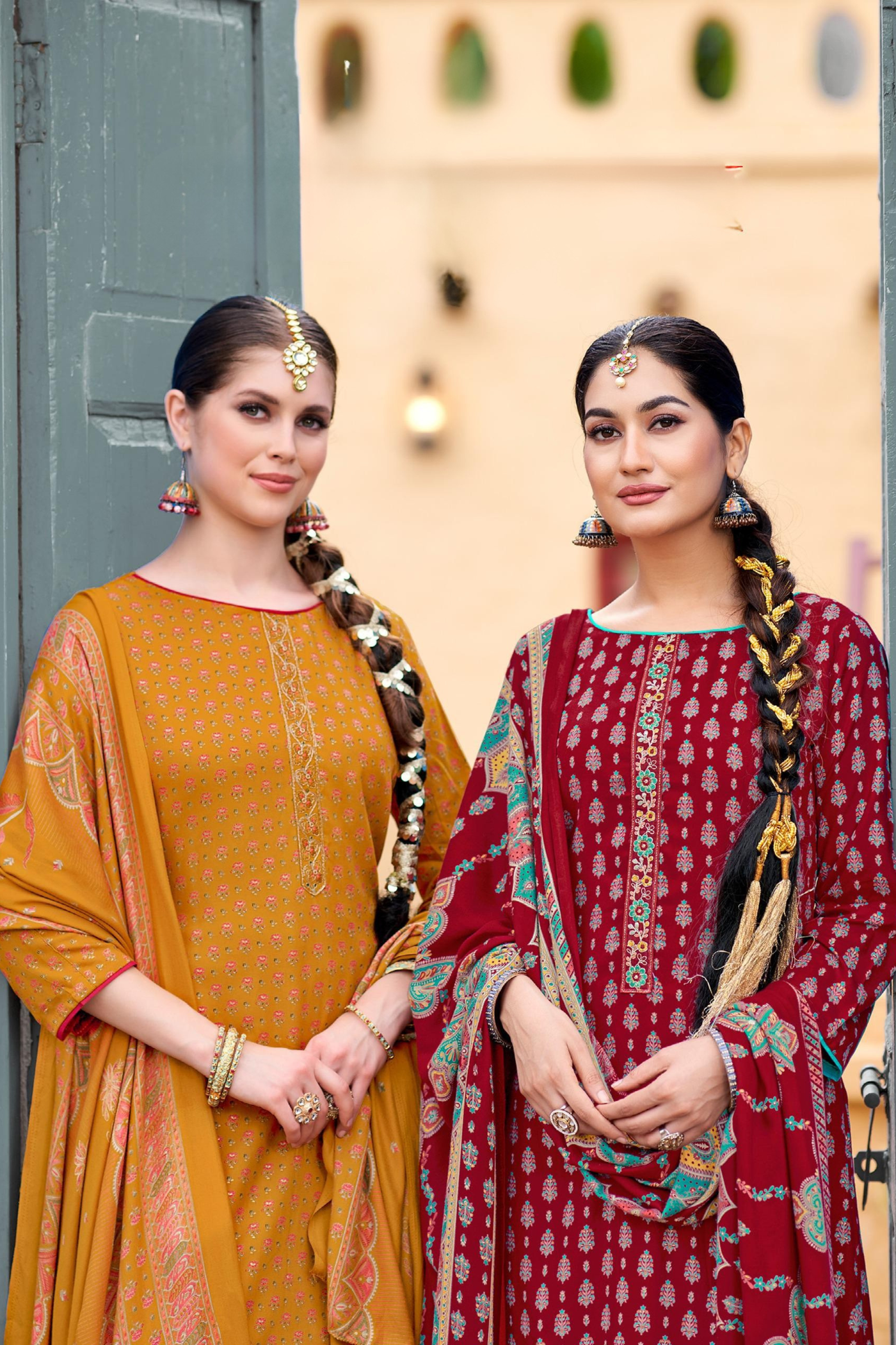 'Sohini Shawl' Collection: Pure Pashmina Suits (D-39)