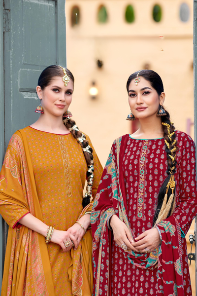 'Sohini Shawl' Collection: Pure Pashmina Suits (D-39)