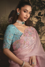 The 'Cotton Candy Dream' Saree (5485 GS-98)