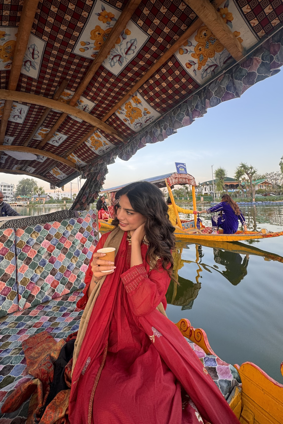 Royal Crimson Cotton Kurta Set