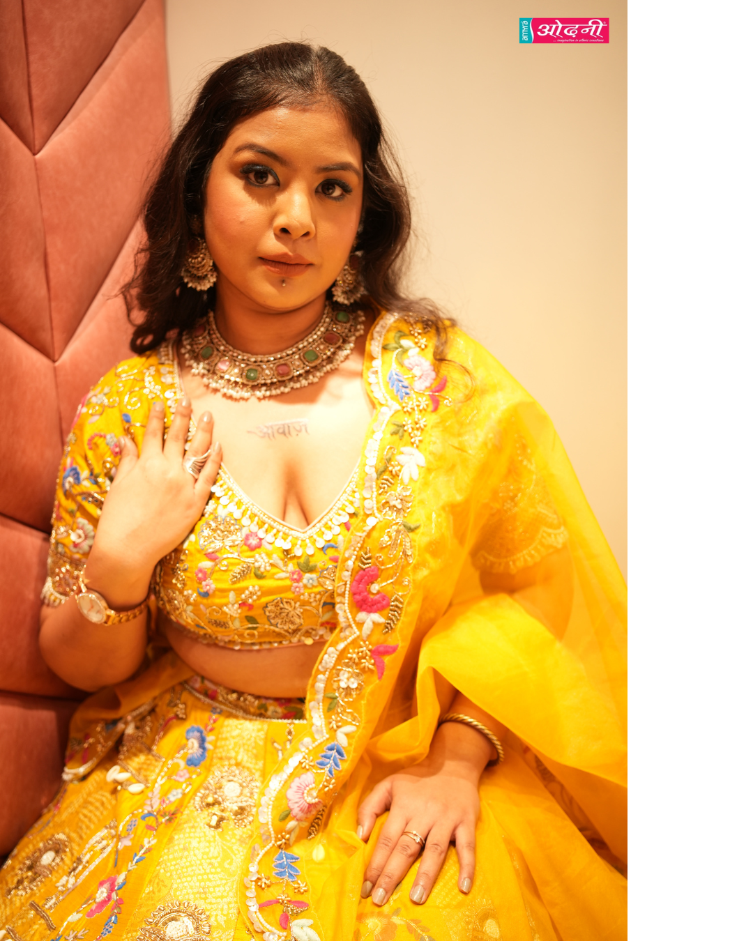 Saffron Sunshine Lehenga (918-A D-17)