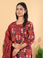 The Crimson Ikat Enigma Set