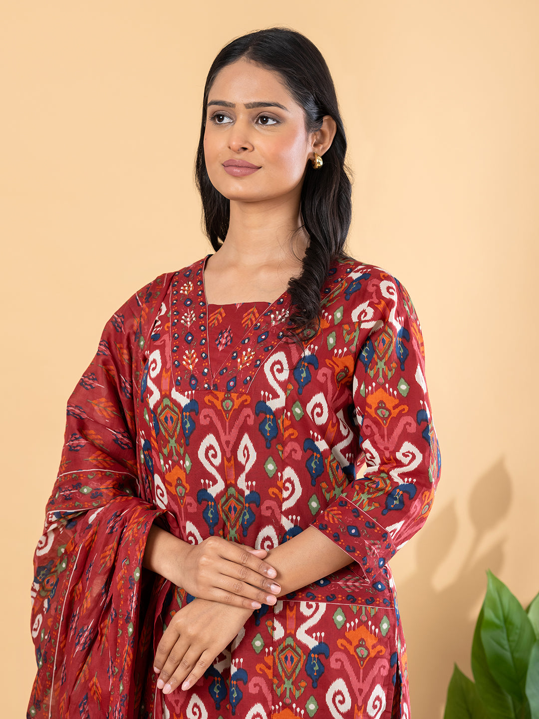 The Crimson Ikat Enigma Set