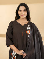 Chanderi Silk Suit Set