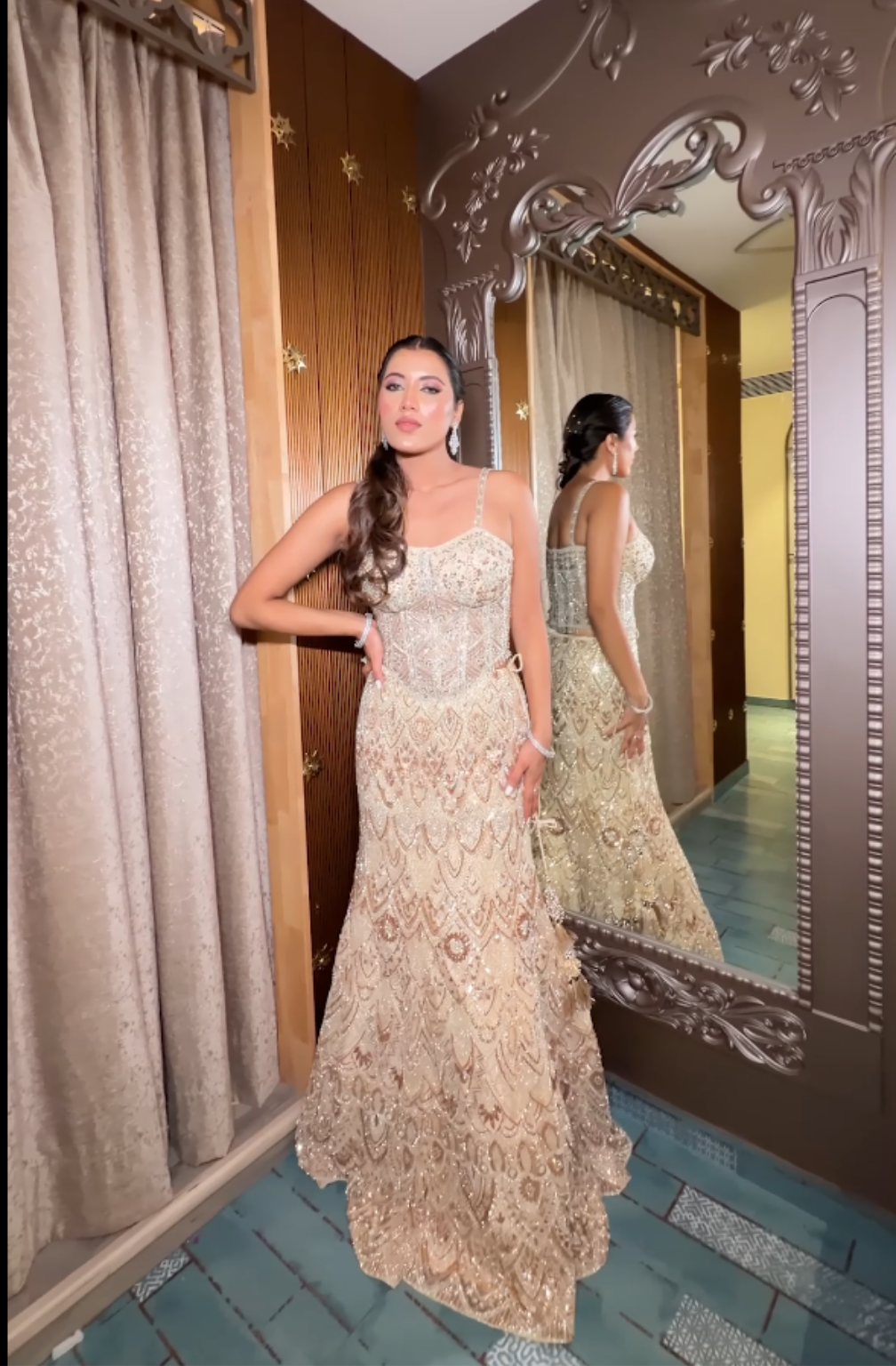 Glittering Gala Lehenga (8283 M-62) Secondary image
