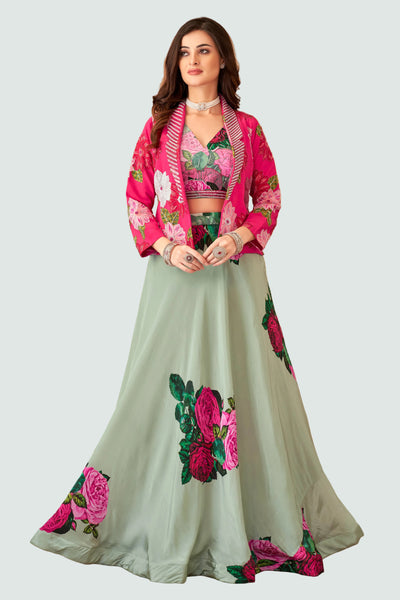 Garden Party Chic lehenga (3038 M-18)