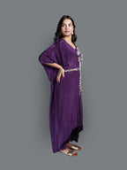 Regal Plum Kaftan Trousers Set (NB10535 BS-64)