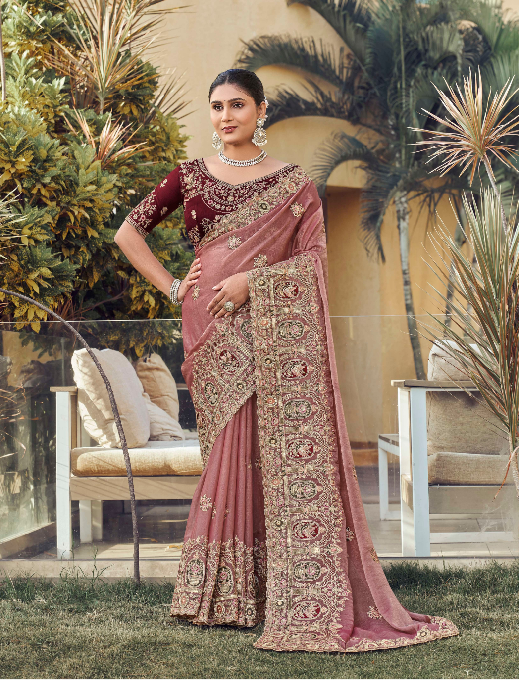 Royal Heritage Embroidered Saree