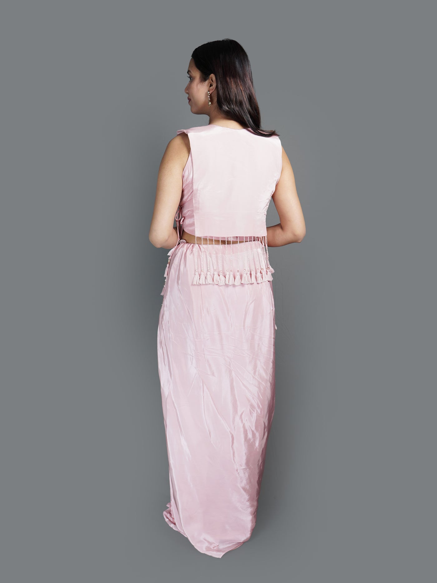Dusty Rose Skirt-Style Ensemble (TANIA1002 GS-40)