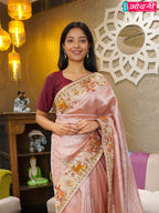The Rosewater Silk Designer Saree