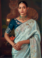 The 'Neptune's Embrace' Saree (SA-461 GS-98)