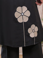Midnight Bloom A-Line Kurta Set