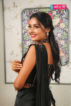 Bohemian Noir Black Drape Saree (6071 D-33)