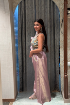 Nude Lavender Indo-Western with Intricate Embroidery (MV-1042 GS-73)