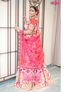 Crimson Red Empress Bridal Lehenga( 5124-B D-17)