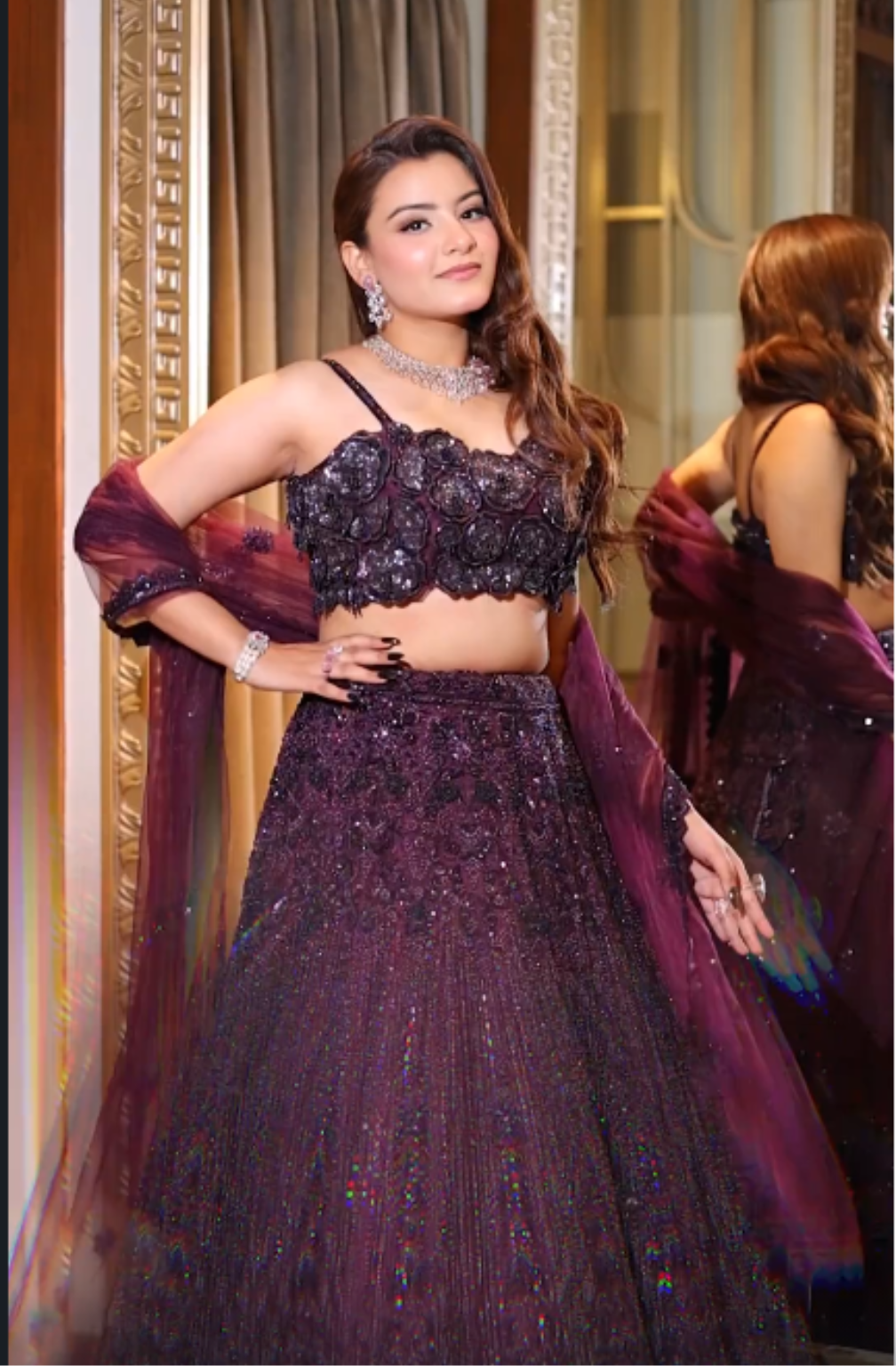 Wisteria Night Luxury Lehenga (1456 M-146) Main image
