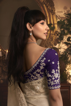 The 'Champagne Mist' Saree (5486 GS-98)