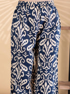 Indigo Cotton-Silk Suit