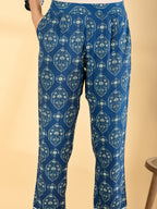 Cotton Silk Suit with Gota Patti Accents