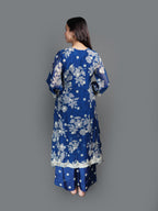 Indigo Blossom Printed Kurta Set (K-1970 M-85)
