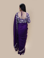 Empress Violet Grandeur Saree (HB-118 B-118)