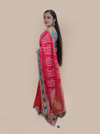 Regal Ruby Brocade Saree (11054 GS-108)
