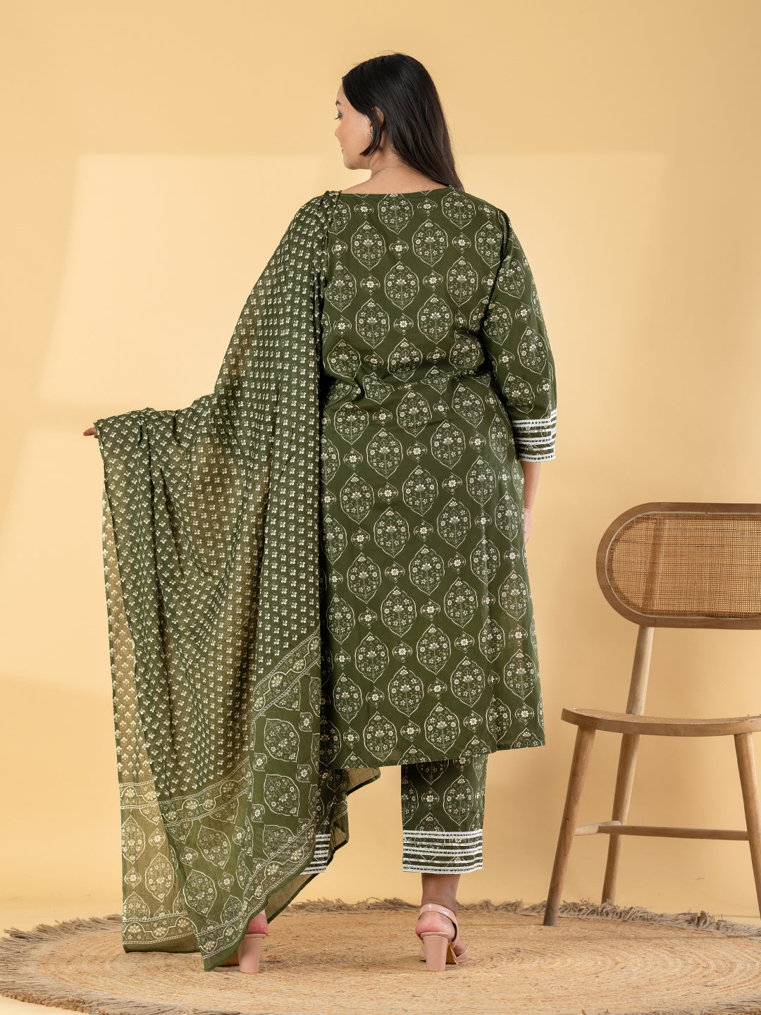 Forest Frost: Cotton Silk Suit